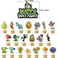 thumbnail image 4 of Plants vs Zombies Gaming Party Kit - 43pc Lawnmower Banner, Peashooter Cake Topper, Sunflower Balloons, 4 of 11