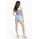 thumbnail image 3 of Short de Tiro Alto /Juvenil, 6880 (Mezclilla tono claro) azul G, 3 of 3