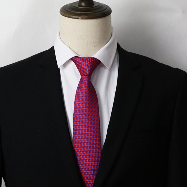 Corbata flaca para hombre Corbata formal Corbata de seda tejida jacquard texturizada ajustable para ocasiones formales Fiestas de boda B009