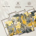 thumbnail image 6 of Elephant Stock Yellow Toned Hibiscus Wall Art - Horizontal Multi Panel Canvas - Living Room Wall Decor - Floral And Botanical Multi Panel - Gray And Yellow Decor - 36" x 22", 6 of 8
