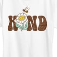 thumbnail image 3 of Instant Message - Bee Kind Flower - Women's Short Sleeve Graphic T-Shirt, 3 of 6