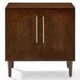thumbnail image 1 of Crosley Furniture Everett Table Console en Bois 2 Portes en Acajou/or, 1 of 10