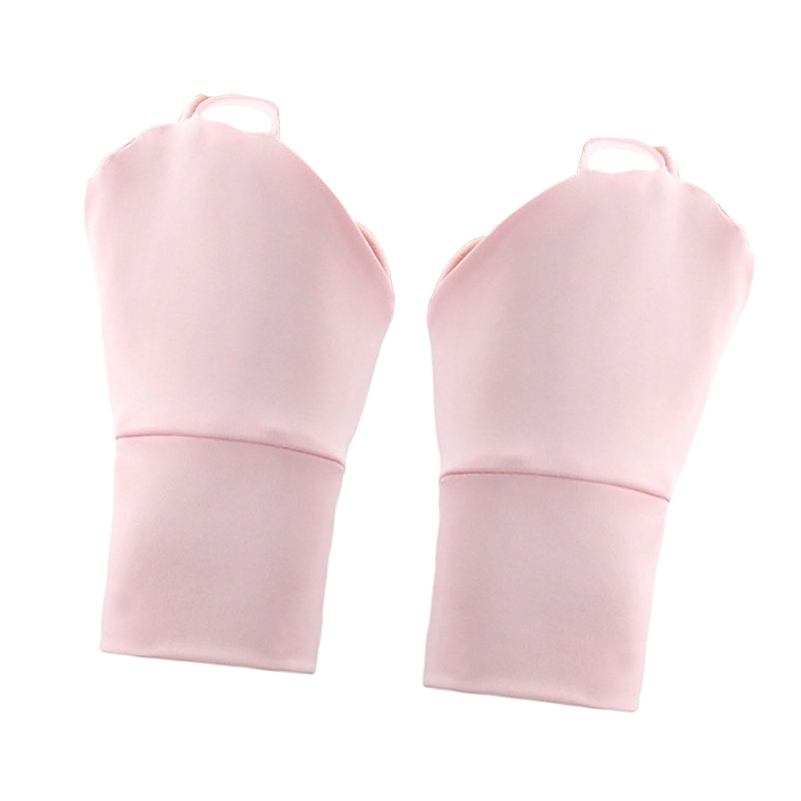 Driving Gloves Palmless Gloves Summer Mittens Stretchable Cooling Fabric for Women's Golfing Camping Picnics