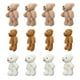 thumbnail image 5 of 12 Uds Mini osos de peluche cómodos y suaves Mini peluche de peluche para decoraciones de cumpleaños de bodas, 5 of 12