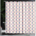 thumbnail image 3 of Ambesonne Animals Shower Curtain, Underwater Fish Pattern Art, 69"Wx70"L, Blush White Cobalt Blue, 3 of 4