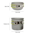 thumbnail image 7 of furnace,Cookware Mess Kit Pot And Pan And Pan Set Kit 1-2 Person Pan Set Picnic Portable Pot And Mewmewcat Person Portable Pot 1-2 Person Portable Siuke Cookware Cookware, 7 of 7