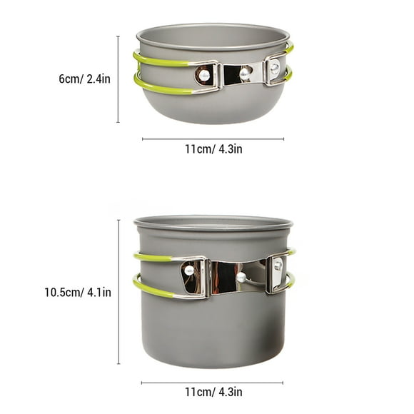 Outdoor furnace,1-2 Person Portable Pot And Pan Cookware Cookware And Pan Set Mess Kit Person Portable Pot Kit 1-2 Person Portable Pot And Cookware Equipment Mess Cookware Picnic Cookware Picnic.