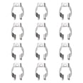 thumbnail image 2 of 12 piezas Clips soporte tornillo abrazaderas de tubo para tubo fluorescente LED sin vendaje para pies, 2 of 8