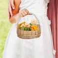 thumbnail image 4 of Hytrove Canasta Tejido De Sauce Con Asa Para Dulces O Regalos En Bodas Color Beige, 4 of 6