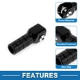 thumbnail image 3 of Pedales de reposapiés para motocicleta de aluminio negro únicos para Suzuki RMZ, reposapiés de cambio cuadrado, 1 Pc, 3 of 6