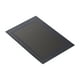 thumbnail image 1 of Mantel individual de PVC lavable, resistente al calor, antideslizante, tejido para mesa de comedor Negro, 1 of 9