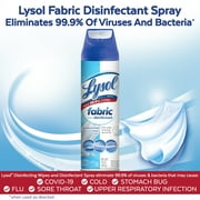 Lysol Fabric Disinfectant Sanitizing Antibacterial Spray for Deodorizing, Sundrenched Line, 15 fl oz