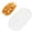 White, variant on Food Grade Oval Dessert Tray Decorative Dining Tray Breathable Snack Server Multipurpose Kitchen Storage Dish Easy-Clean Food Holder Reusable Food Serving Platter Smooth Edge Dinner Serving Plate