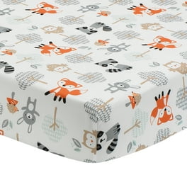 Bedtime Originals Cotton Polyester Fitted Crib Sheets Acorn Walmart