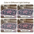 thumbnail image 7 of ODIKA Pink Wool Ornate Scroll Border Traditional Vintage Maximalist for Queen Size Bedroom, Under Bed, Master Suite, Foldable Easy Care, 7 of 7