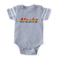 thumbnail image 1 of CafePress - Alaska Rbw Txt - Cute Infant Baby Football Bodysuit, 1 of 1