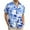 B Multicolor, variant on Shirts for Men Trendy Plus Size Button Down Lapel Boho Floral Shirt Holiday Beach Blouse Tops L Multicolor L