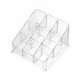 thumbnail image 3 of 24/40 Lattice Trapezoid Plastic Transparent Makeup Display Rack Lipstick Stand Rack Cosmetic Organizer Holder Box High Quality, 3 of 10
