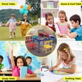 thumbnail image 6 of Homy Casa 5-Piece Kids Picnic Table and Chair Set, Folding Table for Backyard Play, Camping, Snacks, Crafts, 6 of 7