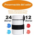 thumbnail image 2 of Termo de Comida para Alimentos Fríos y Calientes, Tarro de Acero Inoxidable Aislado al vacío, Recipiente térmico para Comidas de Viaje y Almuerzo (Púrpura), 2 of 4
