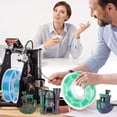 Blue and Green Dual Color 1.75mm PLA Silk Filament for 3D Printers ...