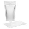 thumbnail image 3 of PouchWorth 100 pcs White Foil 5" x 8" Stand Up Food Pouch Ziplock Mylar Smell Proof Bags, 3 of 5
