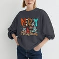 thumbnail image 2 of Sudadera Para Mujer, Sudaderas de Otoño, Blusa Holgada de Manga Larga Con Cuello Redondo A La Moda, Camisetas Con Estampado Navideño Odeerbi ODB150919, 2 of 5