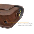 thumbnail image 5 of Case for Fujifilm Instax Mini 70, Fintie PU Leather Bag Cover with Removable / Adjustable Strap, Brown, 5 of 7