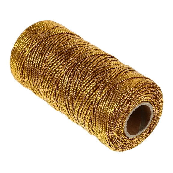 Masteelf Rope Gold and Silver Thread Tag Cards Decorative Threads