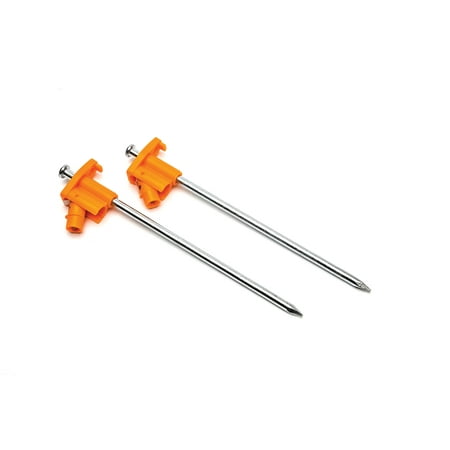 Wilmar Corporation 460 Lighted Metal Tent Stakes 2 (Best Tent Stakes For Backpacking)