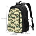 thumbnail image 5 of Fuzoiu Camping Caravan 1 Print USB Backpack with Charging Port,Laptop Backpack,Business Travel Durable Laptops Backpack, for School, Work, Travel & Outdoor Activities, 5 of 7