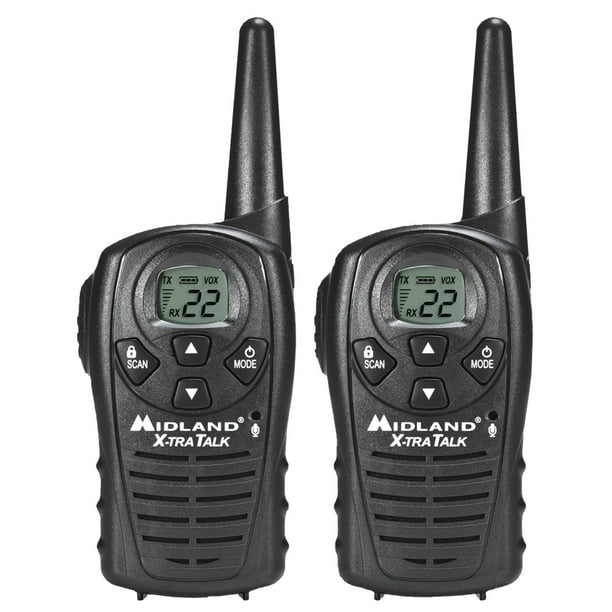 Radios Walkie Talkies, Midland Lxt118 Gmrs Wireless Handheld Walkie