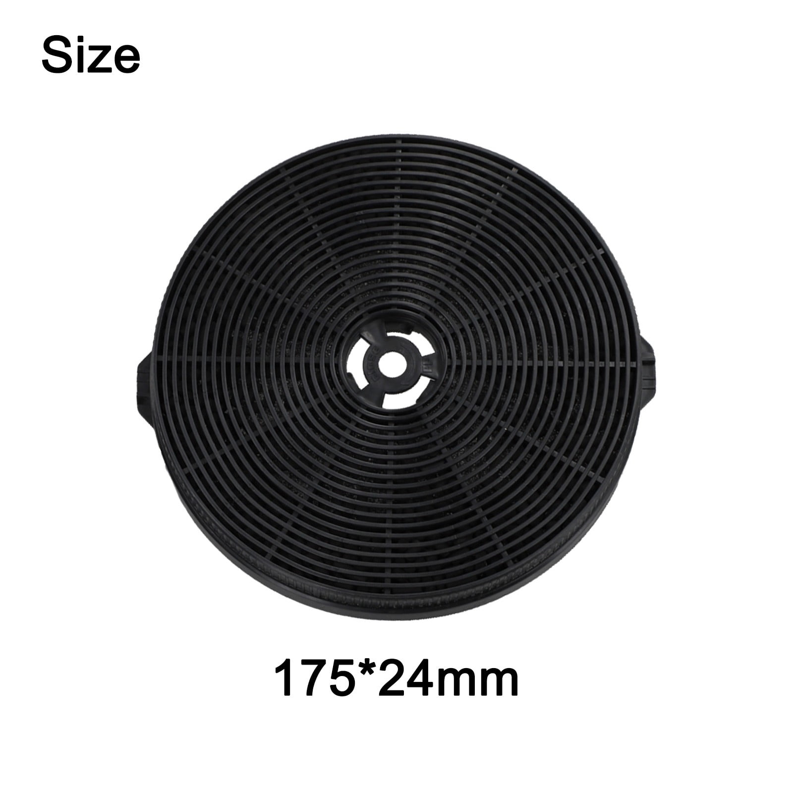 SPRING 175Mm*24Mm Activated Carbon Filter Kitchen Range Hood Accessories Filters 2Pcs Kitchen Appliances Range Hood Parts