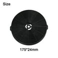 thumbnail image 2 of SPRING 175Mm*24Mm Activated Carbon Filter Kitchen Range Hood Accessories Filters 2Pcs Kitchen Appliances Range Hood Parts, 2 of 9