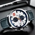 thumbnail image 4 of Relojes Cronógrafos Con Correa De Cuero Para Hombre,Curren 8324, 4 of 7