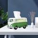 thumbnail image 1 of Retro Bus Tissue Box Cover Decoración Extraíble Dispensador de papel Servilleta Caja de almacenamiento Soporte de pañuelos para baño Oficina Hotel Ktv verde Soledad sostenedor del tejido, 1 of 8