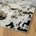 thumbnail image 5 of Luxe Weavers Modern Abstract High Low Texture, Anthracite 8x10 Area Rug Stain-Resistant Carpet, 5 of 10