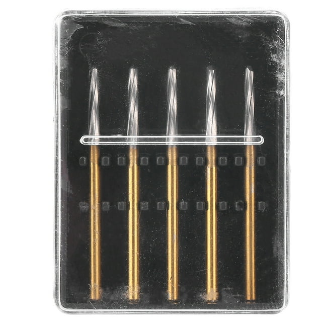 5 fresas dentales de acero de tungsteno antioxidantes para cortar dientes (28 mm, 1,1 pulgadas)