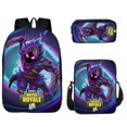 thumbnail image 1 of Mochila para estudiantes Fortnite de 17 pulgadas, bolso bandolera y estuche para lápices, diseño con estampado duradero en varios colores., 1 of 5