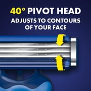 Gillette Sensor3 Comfort, Men's Disposable Shaving Razors, 4 Count
