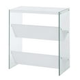 thumbnail image 6 of Convenience Concepts SoHo 27.75" Tall Glass Bookcase, White/Glass, 6 of 7