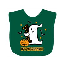 Inktastic Little Ghost 1st Birthday Boys or Girls Baby Bib