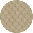 thumbnail image 1 of Ahgly Company Machine Washable Indoor Round Transitional Golden Blonde Gold Area Rugs, 8' Round, 1 of 7