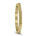thumbnail image 2 of SZUL Women's Eight Sided Thin 1.5MM Matte Finish Wedding Band in 14K Yellow Gold, 2 of 4