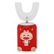 thumbnail image 4 of Cepillo de dientes automático de silicona, cepillo de dientes eléctrico recargable con vibración en forma de U para niños, 4 of 5
