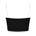 thumbnail image 4 of JIAYUE Women's Tank Tops Solid Color Sleeveless Workout Square Neck Longline Sports Vest Support Crop Yoga Spaghetti Strap Built In Bras Classic Female Camisole, 4 of 5