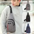 thumbnail image 1 of Vaidha Strap Bag Crossbody Backpack Men Ladies Strap Backpack Hiking Backpack Multipurpose Messenger Chest Bag, 1 of 7