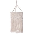 thumbnail image 3 of Shade de lámpara de macrame Boho Coste de luz encogida accesorio de tejido a mano, cubierta de luz colgante, pantalla de lámpara para dormitorios de Estilo D, 3 of 8