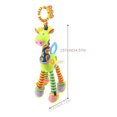 thumbnail image 4 of Happy Monkey Bed Hanging Giraffe Doll Cartoon Animal Rattle Lathe Bed Hanging Baby Plush Toy, 4 of 5