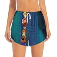 thumbnail image 4 of Lsque Scooby-Doo Printed Women's Running Shorts with Liner Pockets,Elastic Quick Dry Workout Athletic Gym Yoga Shorts,Womens High Waist Shorts-Small, 4 of 9